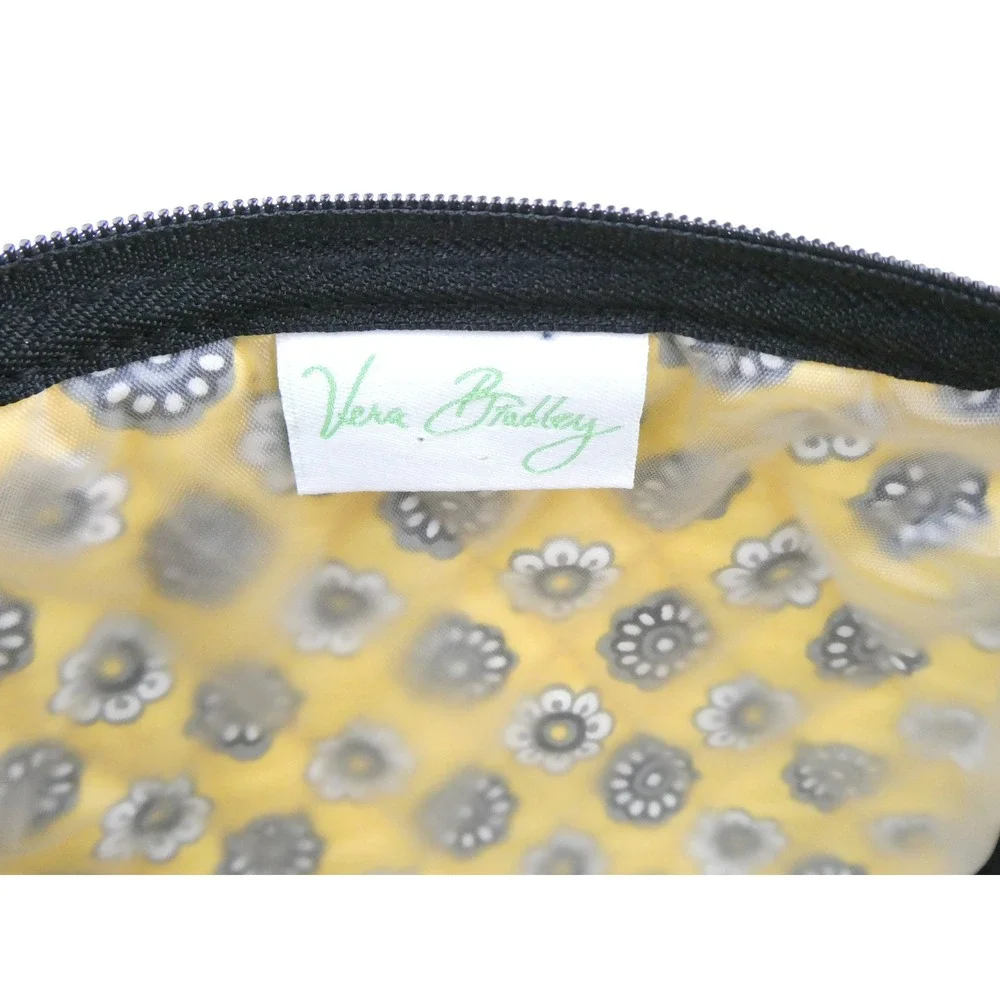 Vera Bradley Yellow Bird Medium Cosmetic Case NWT